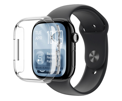 Pasek i akcesoria do zegarków AmazingThing Minimal Apple Watch Series 11 46mm przeroczyste